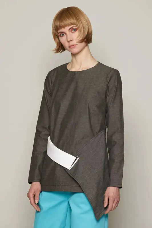 Laika Top (Grey) | size: XS