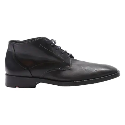 HENRI LLOYD Ankle Boots Black Leather Mens UK 12