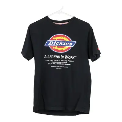 Dickies T-Shirt - Medium Black Cotton