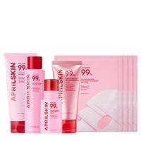APRILSKIN TXA 99 Niacinamide Full SET for Uneven Skin Tone Hyperpigmentation Dark Spot Remover Facial Care Routine with Bubbl...