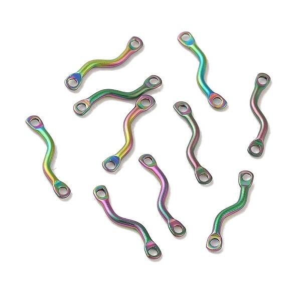 Ion Plating(IP) 304 Stainless Steel Links Connector Charms