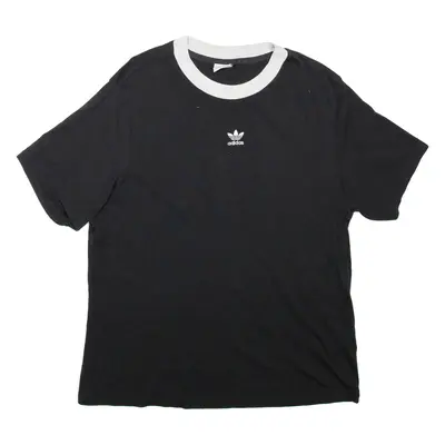 ADIDAS Mens T-Shirt Black M