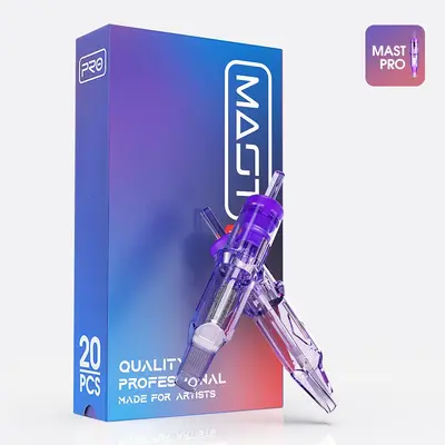 Mast Pro Tattoo Cartridges Needles 0.35MM Hollow Round Liner 3.5MM Taper- Box of 20