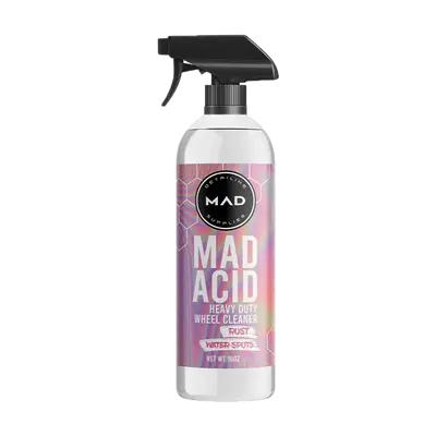 MAD ACID - Versatile Acid Cleaner for Wheels, Chrome, Paint, Emblems, & More