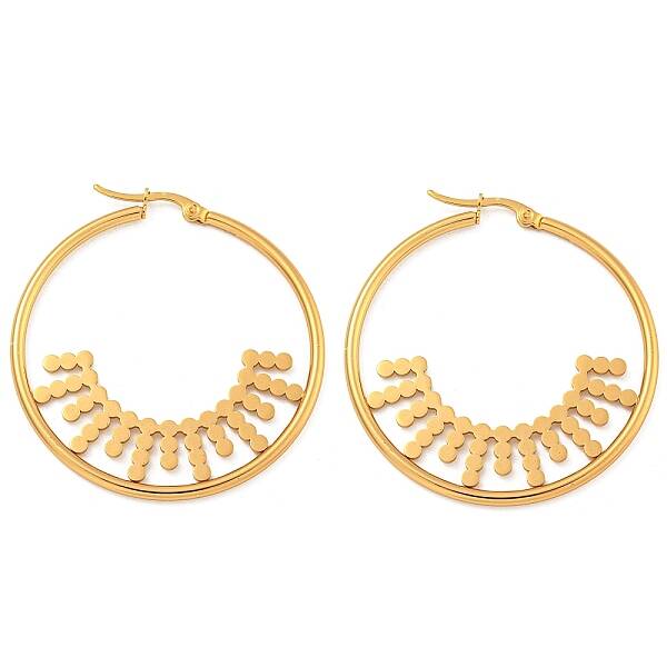 304 Stainless Steel Huggie Hoop Earrings