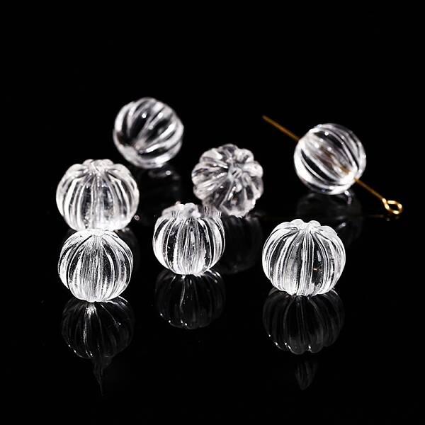 Natural Quartz Crystal Beads