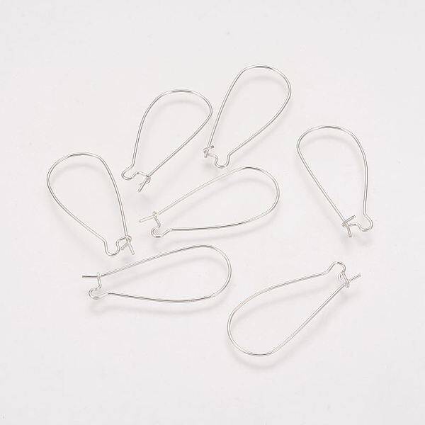 Brass Hoop Earrings Findings Kidney Ear Wires