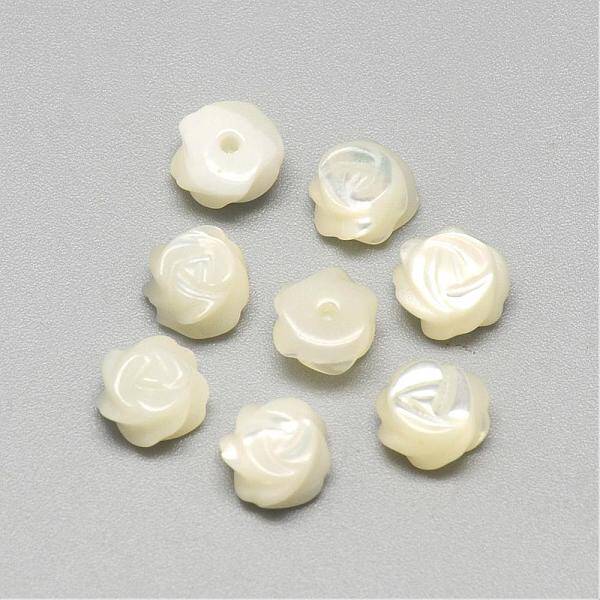 Natural White Shell Mother of Pearl Shell Cabochons