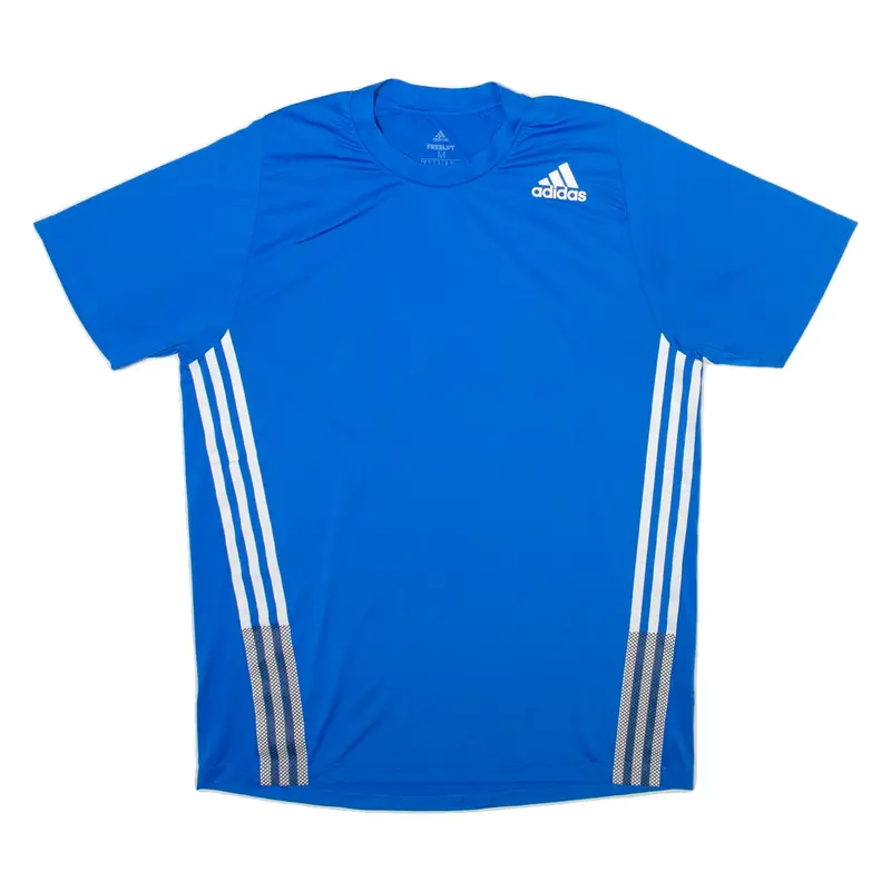 ADIDAS Mens T-Shirt Blue Crew Neck M