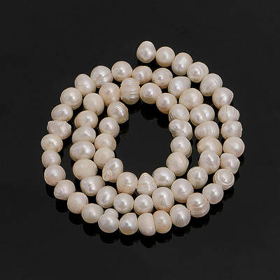 1 Strand Natural Cultured Freshwater Pearl Beads Strands