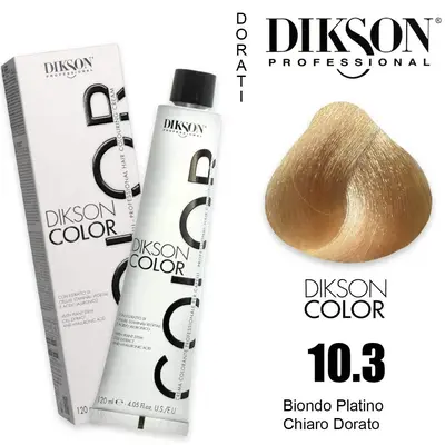 Dikson Color 120 Ml 10.3 Light Golden Platinum Blonde