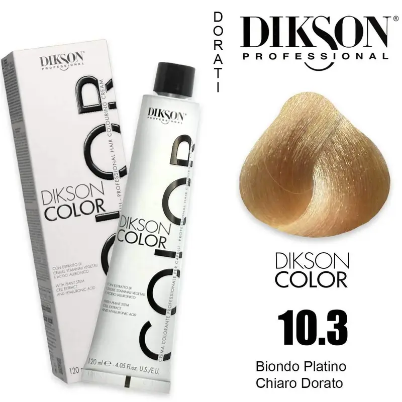 Dikson Color 120 Ml 10.3 Light Golden Platinum Blonde