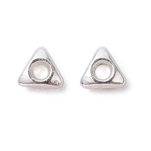 Alloy Triangular Beads