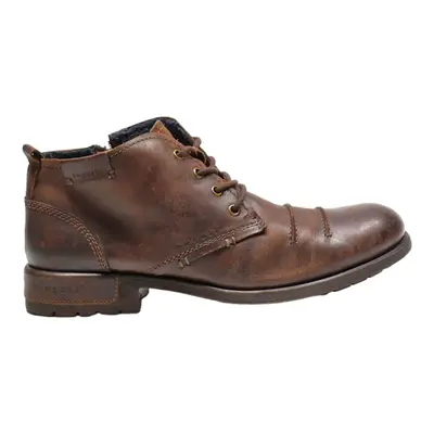 BUGATTI Lace-Up Boots Brown Leather Mens UK 9