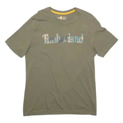 TIMBERLAND Mens T-Shirt Green M