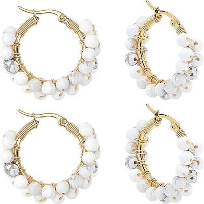 304 Stainless Steel Hoop Earrings