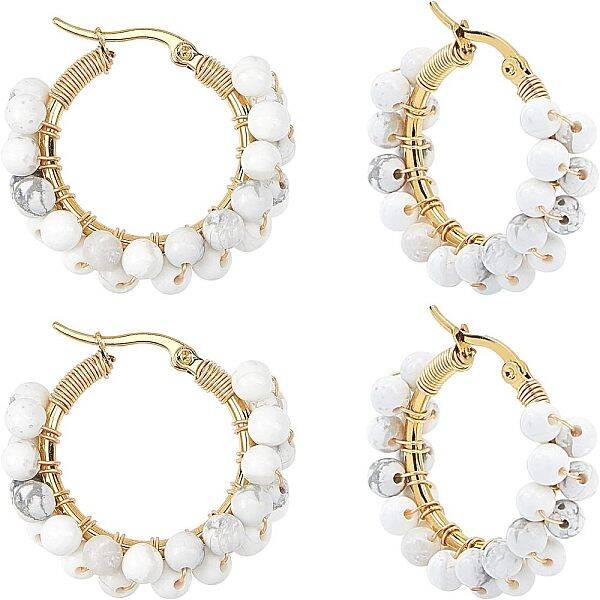 304 Stainless Steel Hoop Earrings