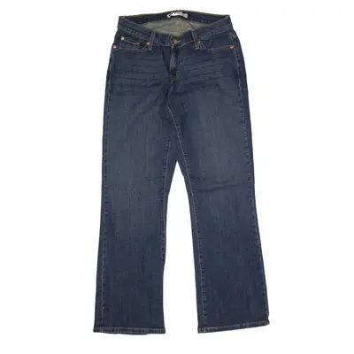 LEVI'S 529 Curvy Jeans Blue Denim Regular Bootcut Womens W30 L31
