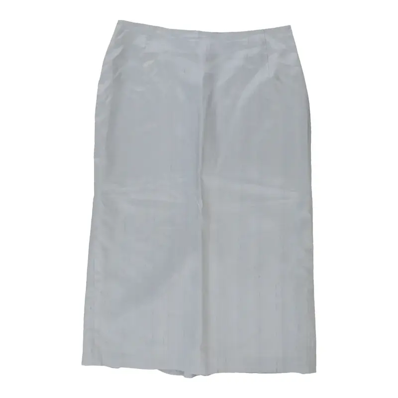 Gianfranco Ferre Midi Skirt - 29W UK 10 Blue Acetate | Size: UK 10