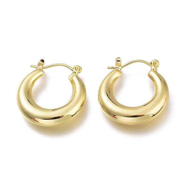 Brass Hoop Earrings