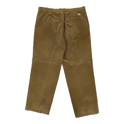 Lacoste Cord Trousers - 40W 33L Brown Cotton