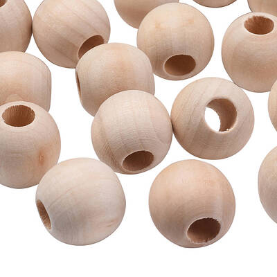 Unfinished Wood Beads