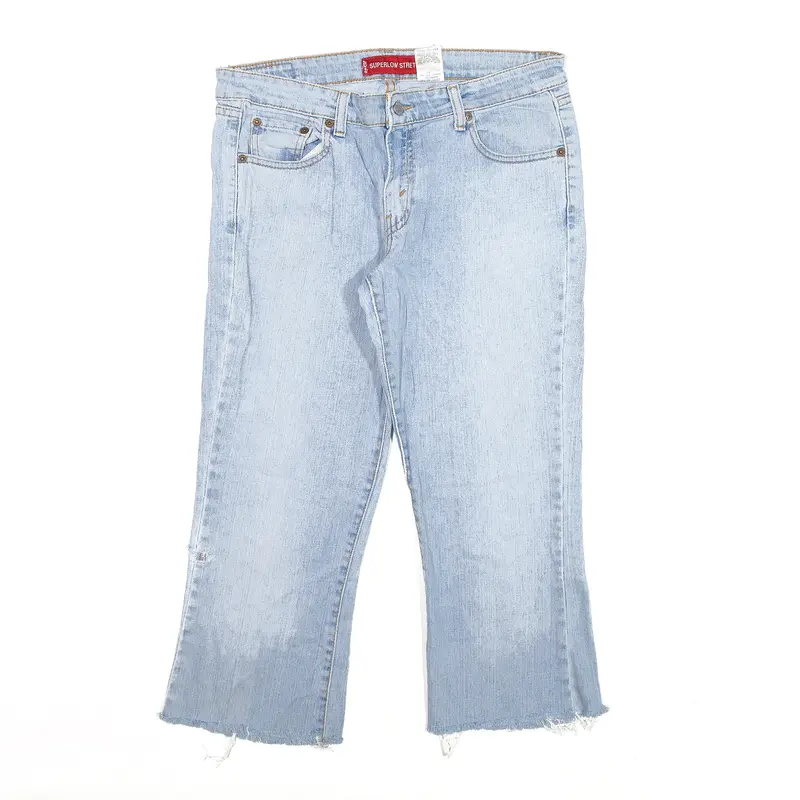 LEVI'S 518 Jeans Blue Denim Regular Bootcut Womens W30 L22