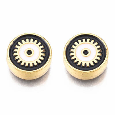 Rack Plating Alloy Enamel Pendants