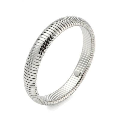 Non-Tarnish 304 Stainless Steel Flat Snake Chain Bracelet
