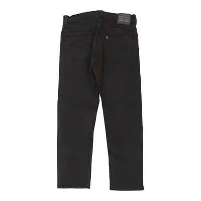 505 Levis Jeans - 35W 30L Black Cotton