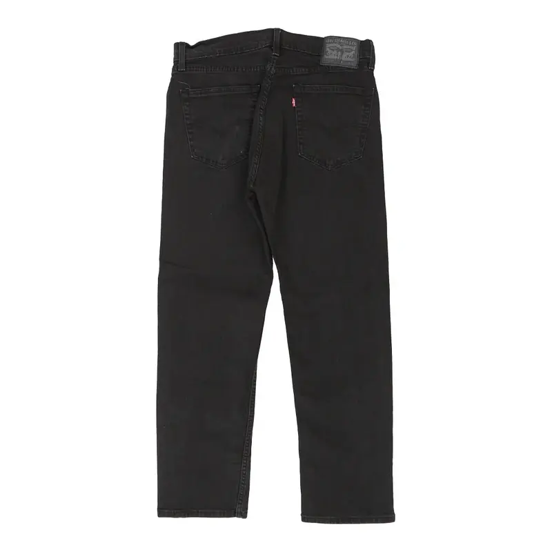 505 Levis Jeans - 35W 30L Black Cotton
