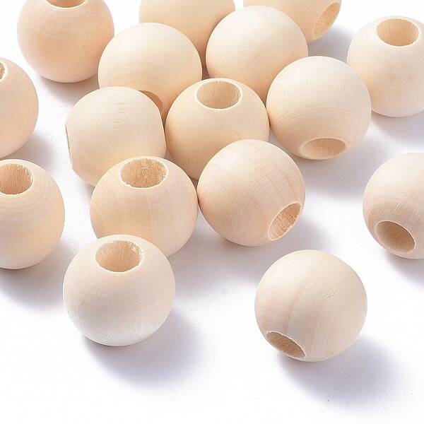 Unfinished Wood Beads