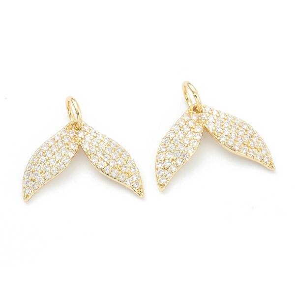 Brass Clear Cubic Zirconia Pentands