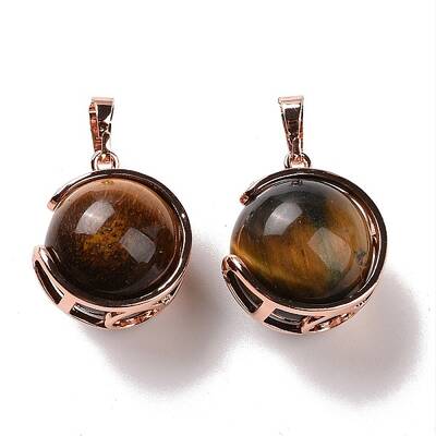 Natural Tiger Eye Pendants
