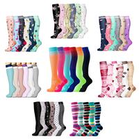 Compression Socks - 6 Pairs of Anti-Slipping and Friction Design Cotton Socks for Running and Sports