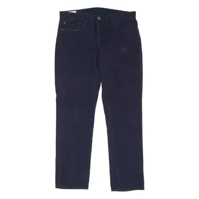 LEVI'S 511 Big E Mens Twill Trousers Blue Slim Straight W34 L30