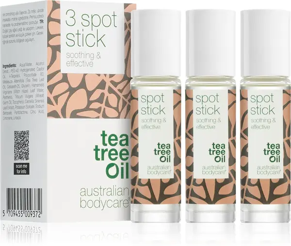 Australian Bodycare Tea Tree Stick for Acne Prone Skin 3x9 ml