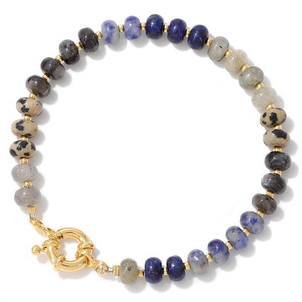 Natural Mixed Gemstone Beads Stretch Bracelets