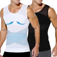 Compression Shirts for  Women Shapewear Chest Abdomen Control Body Shaper Undershirt Workout Vest Menswear Socks