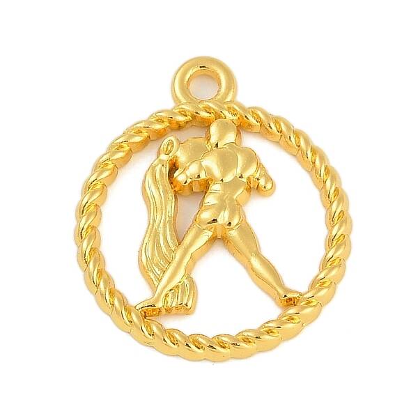 Twelve Constellations Alloy Pendants