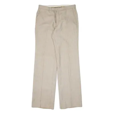 Mens Trousers Grey Regular Straight W34 L31