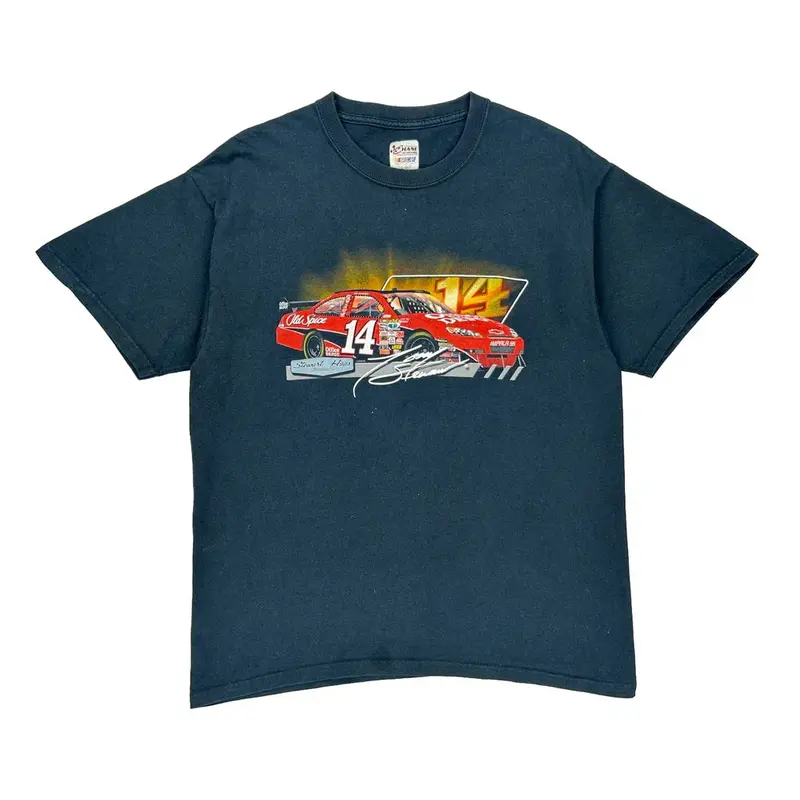 Chase Authentics Nascar T-Shirt - Large Black Cotton
