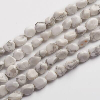 Natural Howlite Beads Strands