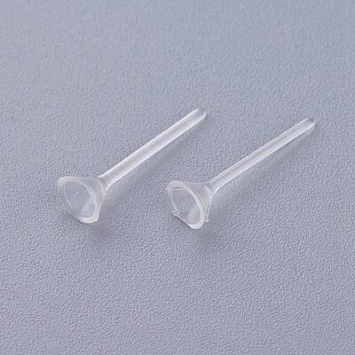 Plastic Stud Earring Findings