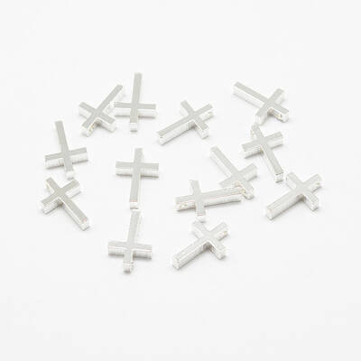 Brass Tiny Cross Charms