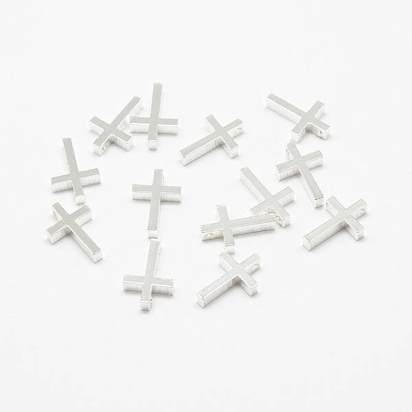 Brass Tiny Cross Charms