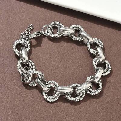 304 Stainless Steel Rolo Chain Bracelets for Women