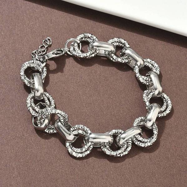304 Stainless Steel Rolo Chain Bracelets for Women