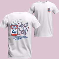 Old Row Take Your Top Off Beer Shirt, Funny Drinking Graphic Tee for College Party, Southern Frat Style T-Shirt, Beer Lover S...