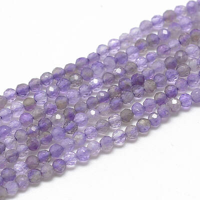 Natural Amethyst Beads Strands